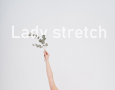 Lady stretch content