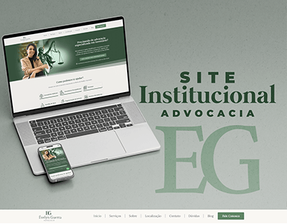 Site Institucional Advocacia - Évelyn Guerra