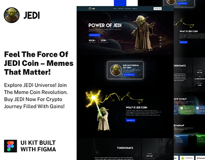 Jedi Meme Coin Web UI Kit