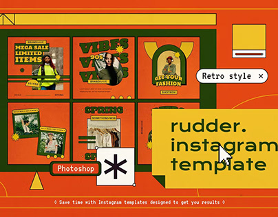 Rudder Instagram Post & Story Template