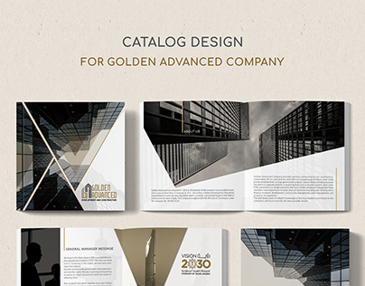 Catalog Design for Golden Advanced Company
