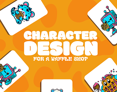CHARACTER DESIGN FOR WAFFLE TREAT