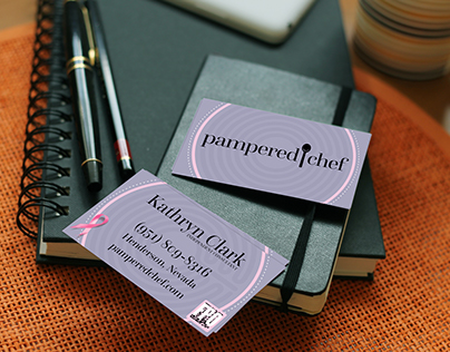 Pampered Chef business cards