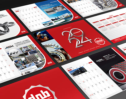 尹發貿易有限公司-2024年度桌曆設計 Desktop Calendar Design