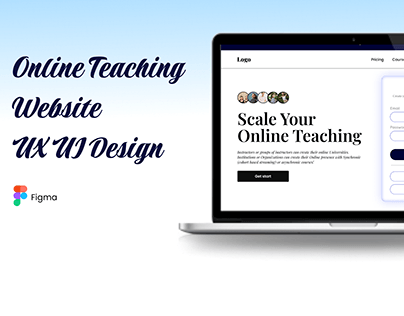 online teaching website ui design