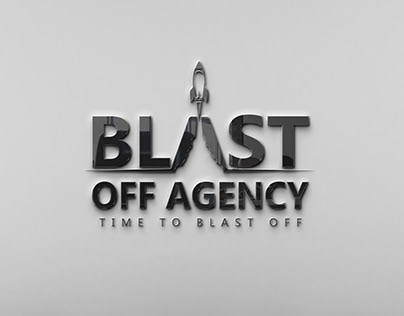 Blast Marketing Agency LOGO By Zain Design
