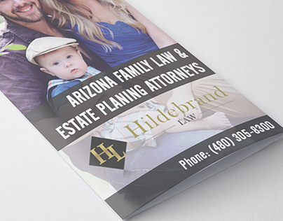 Tri Fold Flyer Design for a Law Firm