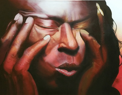 Miles Davis painting