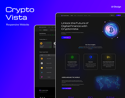 Crypto Vista - Responsive Website