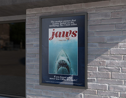 Film Poster V.1 Jaws - Steven Spielberg