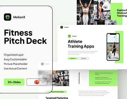 MotionX - Fitness Pitch Deck Template