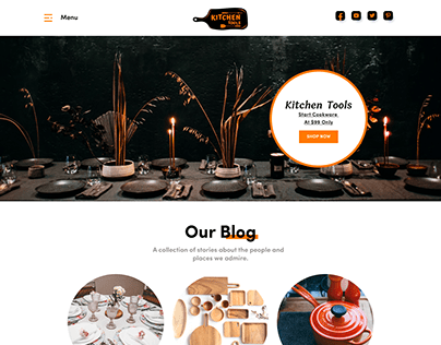 Kitchen Tools Store Template