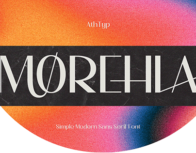 Morehla Simple Modern Sans Serif