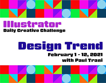 Illustrator Daily Creative Challenge - Feb. 1 ~ 12