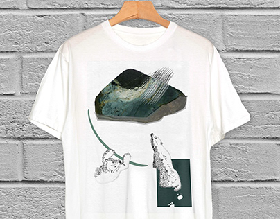 T-shirts prints based on the collection of minerals