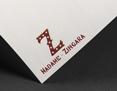 Madame Zingara Logo and Ticket Design