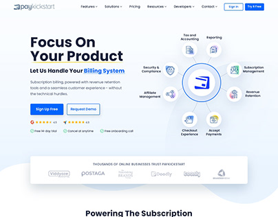 Homepage Redesign for High-Growth SaaS Billing Company