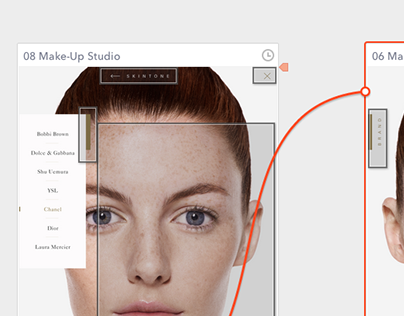 Harrods - Interactive Make-Up Studio