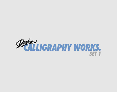 Calligraphy Works #1