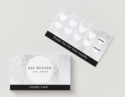 Business Cards For Kay Nguyen Nail Artist