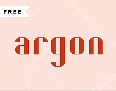 FREE | Argon Font