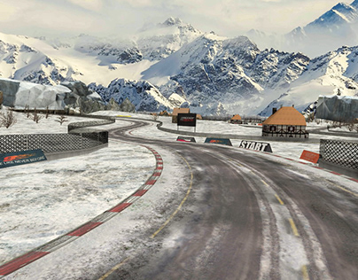 snow race track
