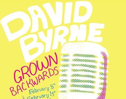 David Byrne Concert Poster Redesign