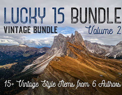 Lucky 15 Bundle vol.2 – 15+ Vintage Bundle