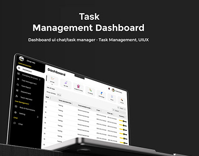 Dashboard ui chat/task management - product design UIUX