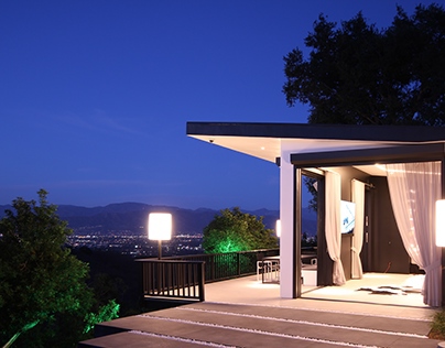 Guest House Outdoor Lighting - Los Angeles, CA