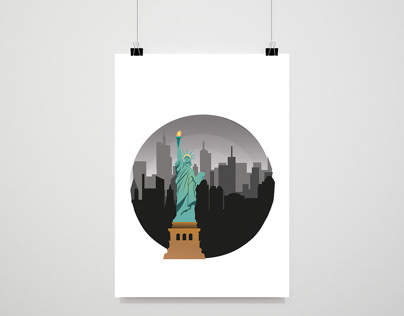 Statue of Liberty - Illustration