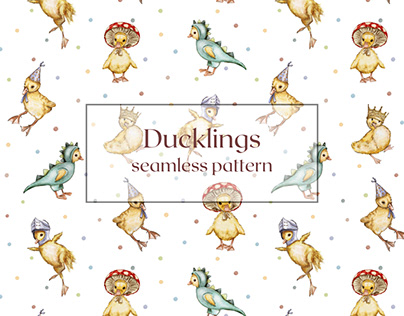 Ducklings pattern - available/non exclusive