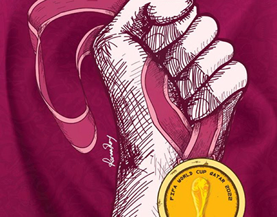Qatar gold medal - World Cup 2022