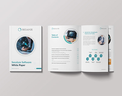 Cyber Security Whitepaper Booklet Design