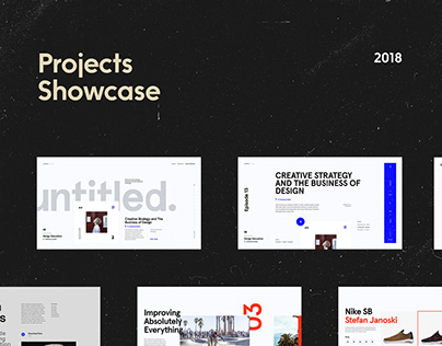 2018 - UI / UX, App & Interaction Design Showcase