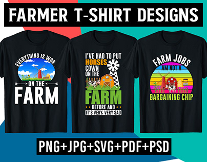 FARMAR T-SHIRT DESIGNS