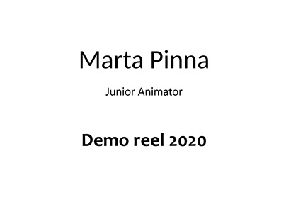 Animation Demoreel 2020