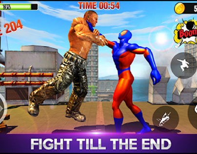 Power Hero Spider - Free fighting games 2020
