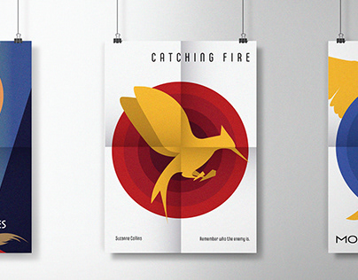 The Hunger Games Poster Series - Bauhaus & Art Deco