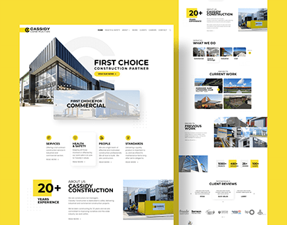 Construction Web Redesign