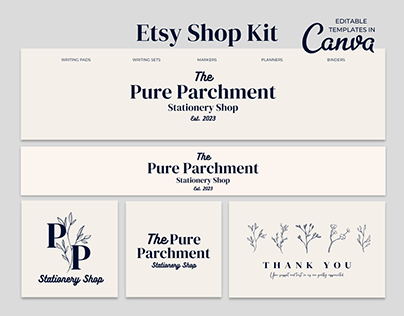 Etsy Shop Kit | Pure Parchment Supplies