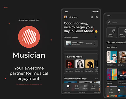 Musician | UX/UI Mobile App