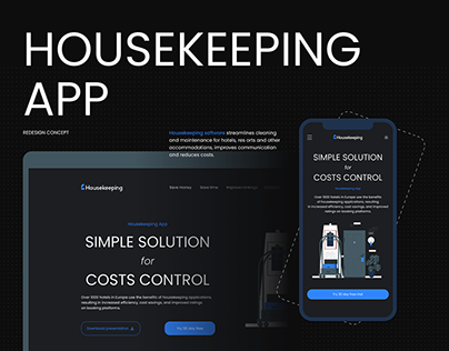 Project thumbnail - Housekeeping App - Redesign concept