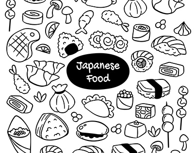 Japanese Food Doodle