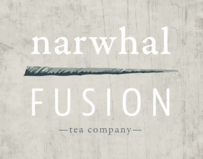 Narwhal Fusion Tea Company Branding
