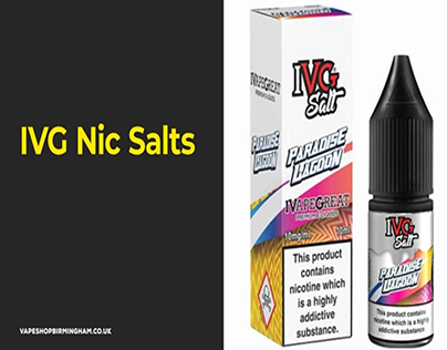 Understanding IVG Nic Salts: What You Need to Know