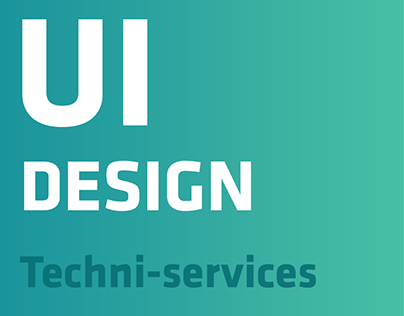 Techni-Service UI Design