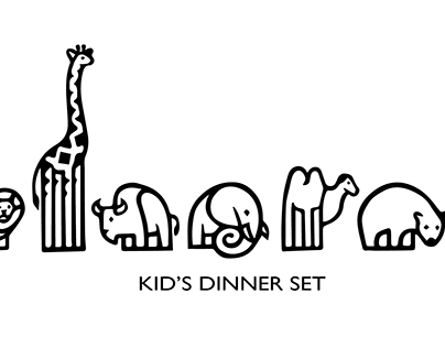 STONE WARE DINNER SET FOR KIDS
