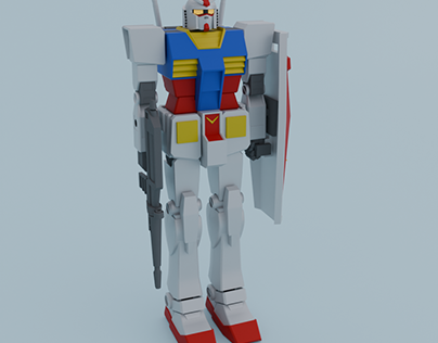 EG RX78-2 Gundam 3D Model