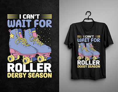 Roller Skate T-shirt Designs, Custom Graphic T-shirt